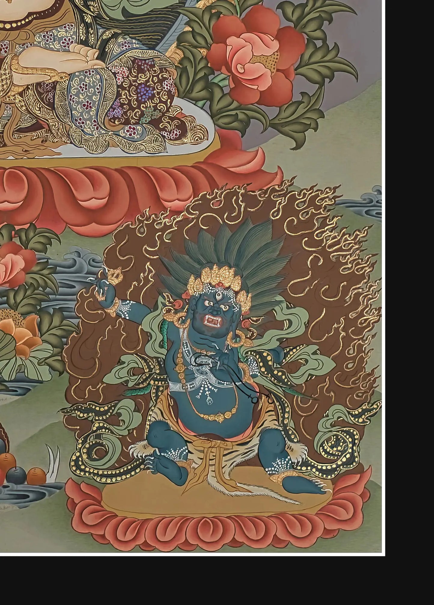 Chenrezig Avalokiteshvara Thangka - (18" * 24")