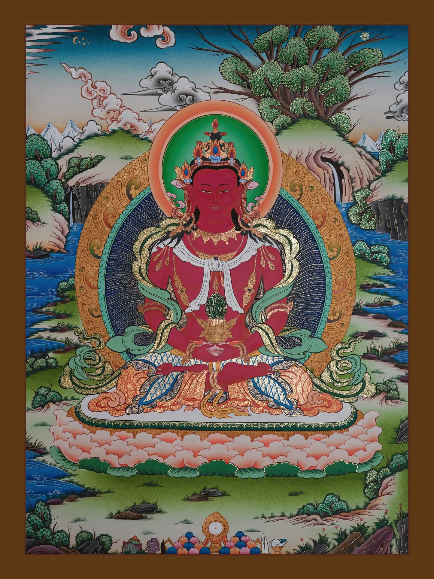 Amitayus Buddha Thangka
