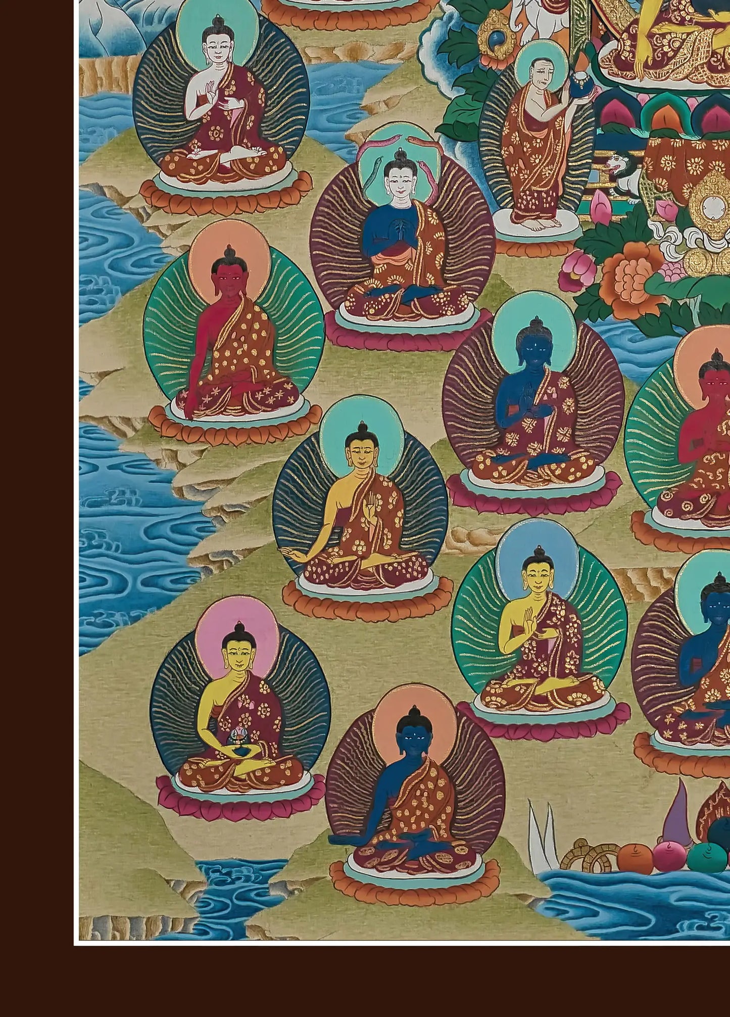 35 Buddhas Thangka