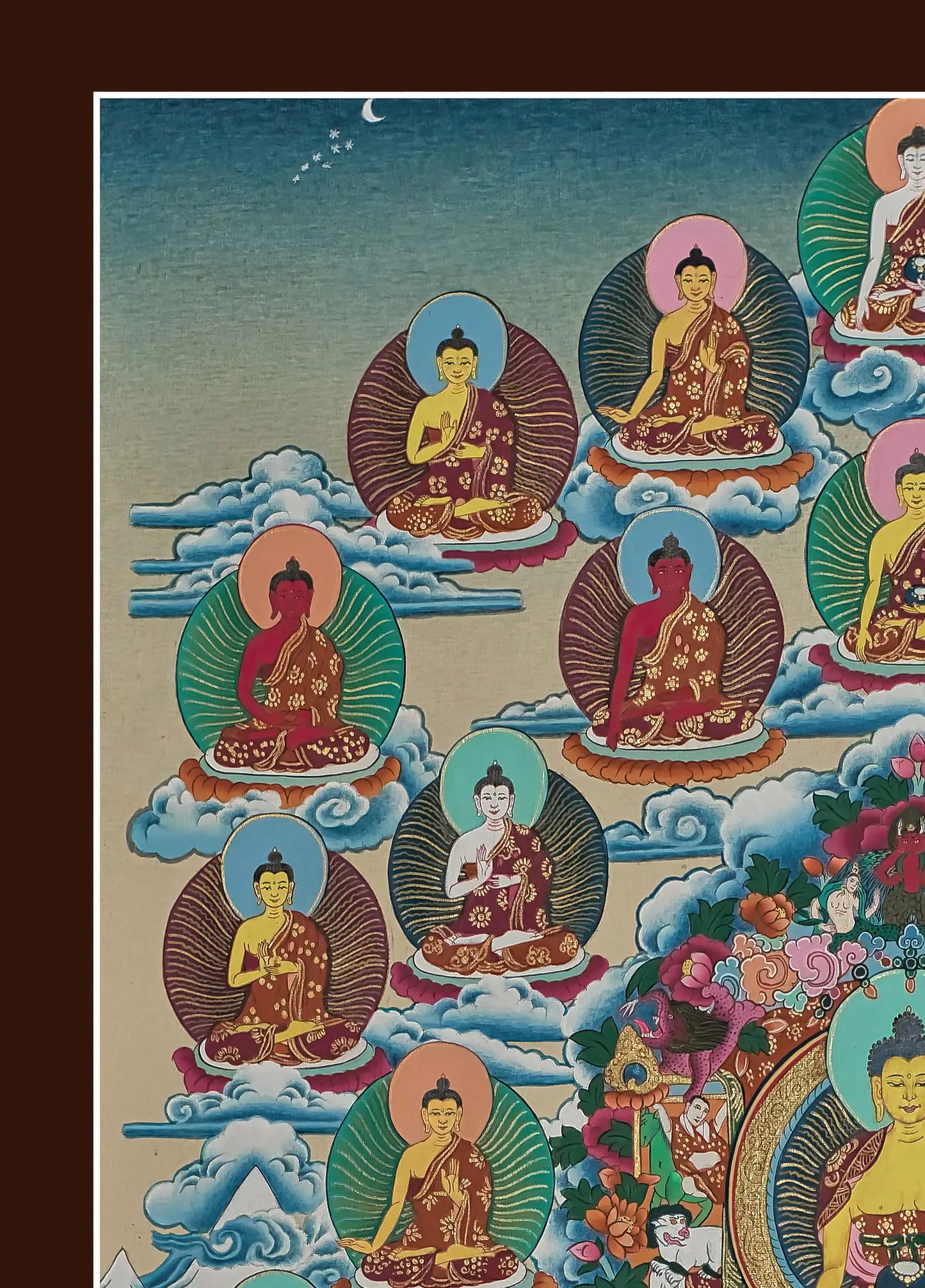35 Buddhas Thangka
