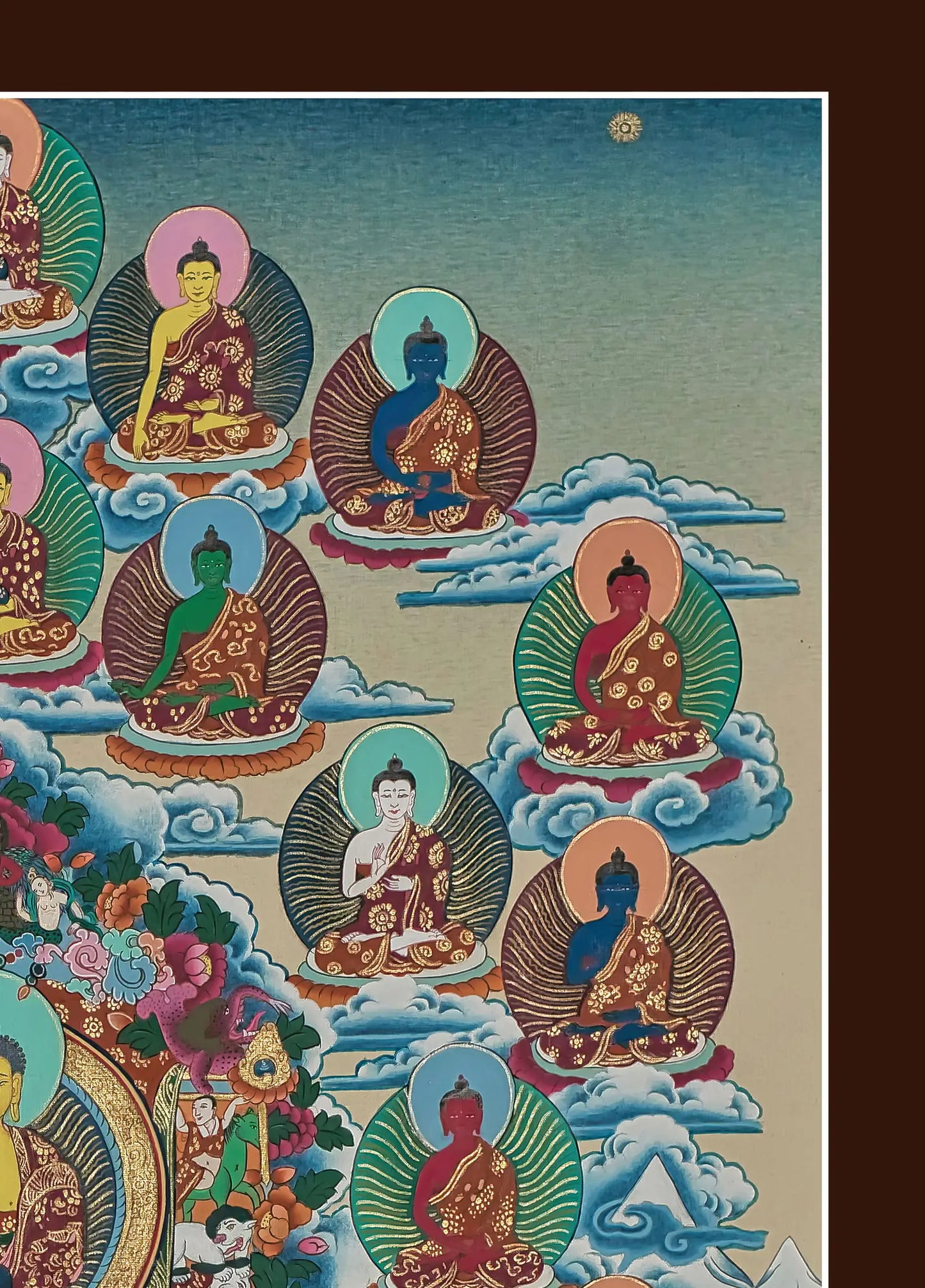 35 Buddhas Thangka