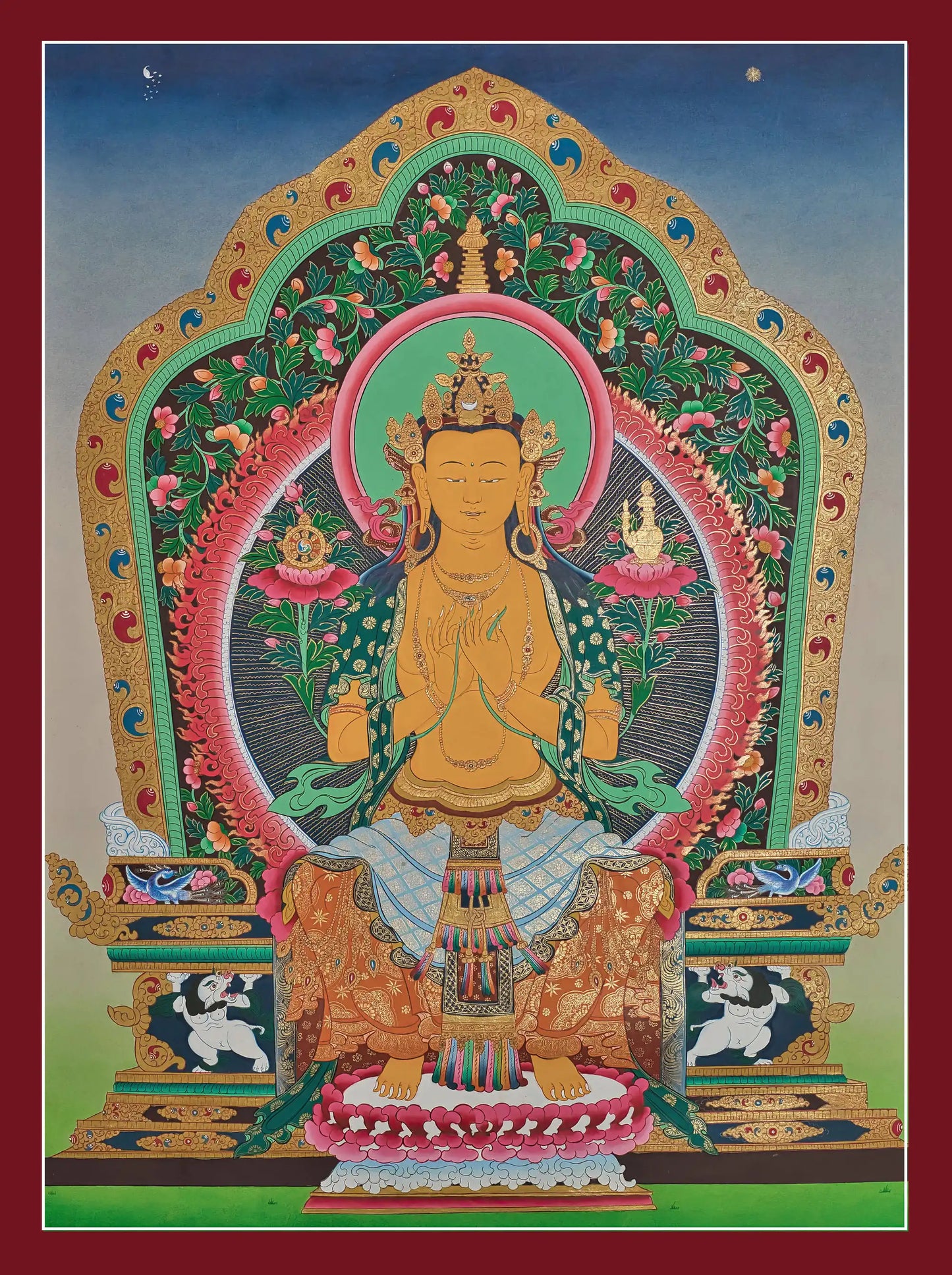Maitreya Thangka (Bodhisattva)