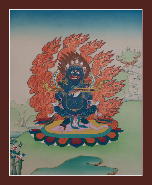 Mahakala Thangka (15" * 20")