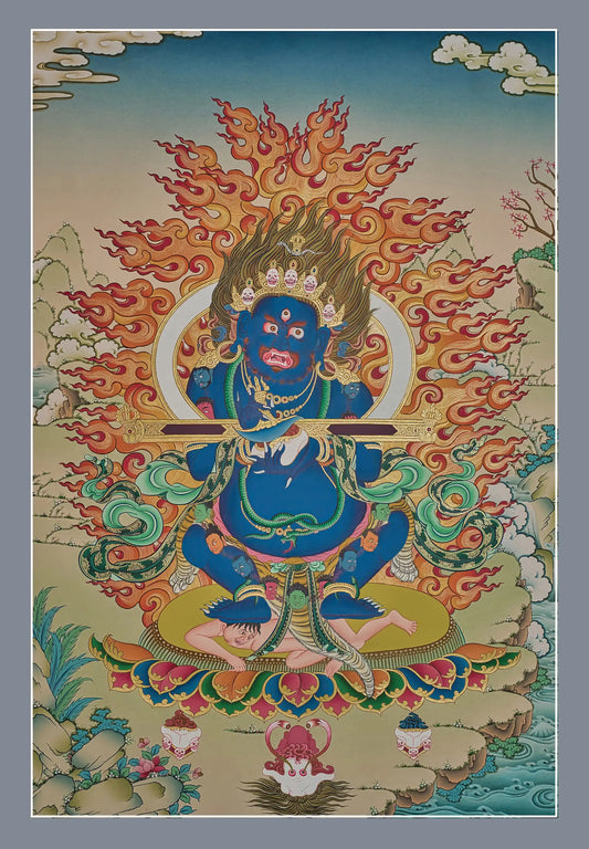 Mahakala Thangka (20" * 29")