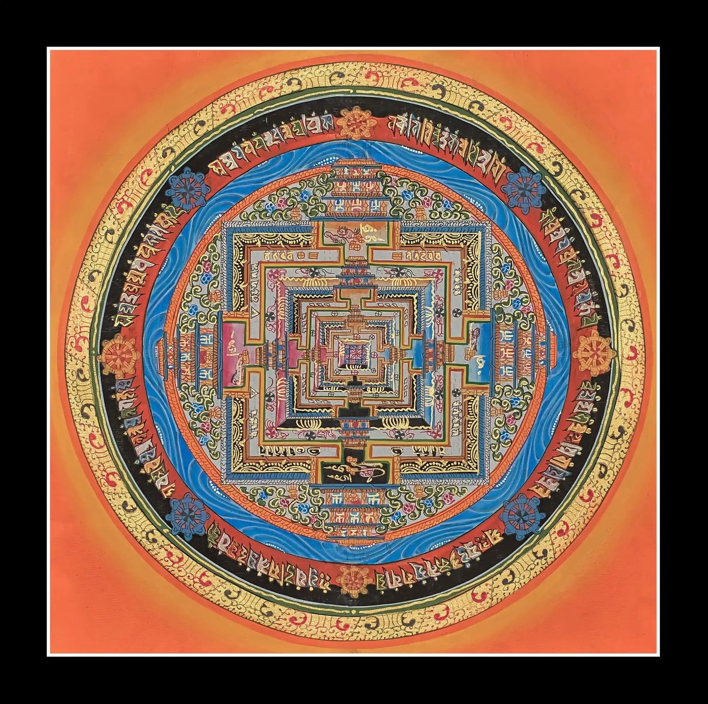 Kalachakra Mandala (in Brown)