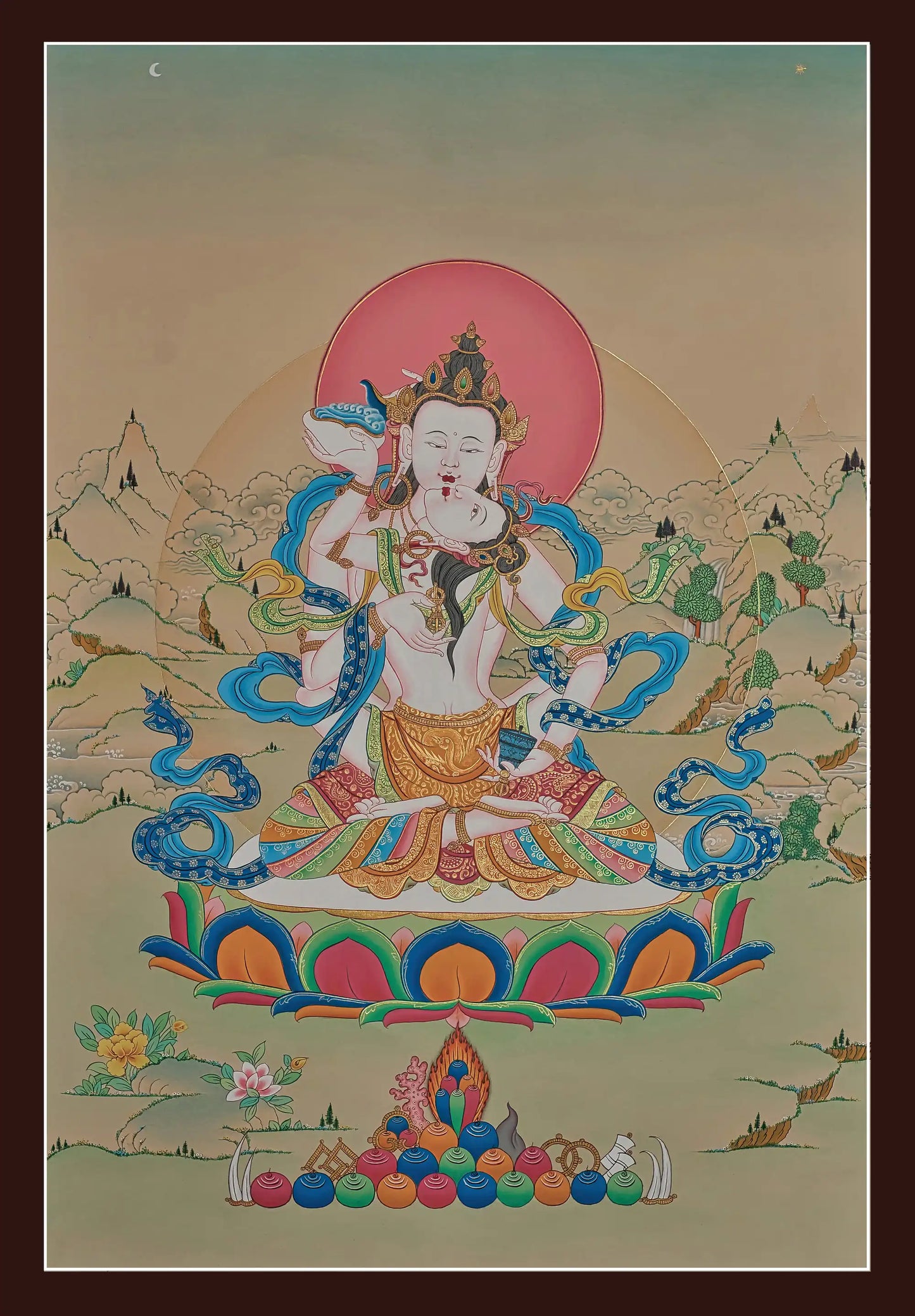 Tibetan Vajrasattva Thangka