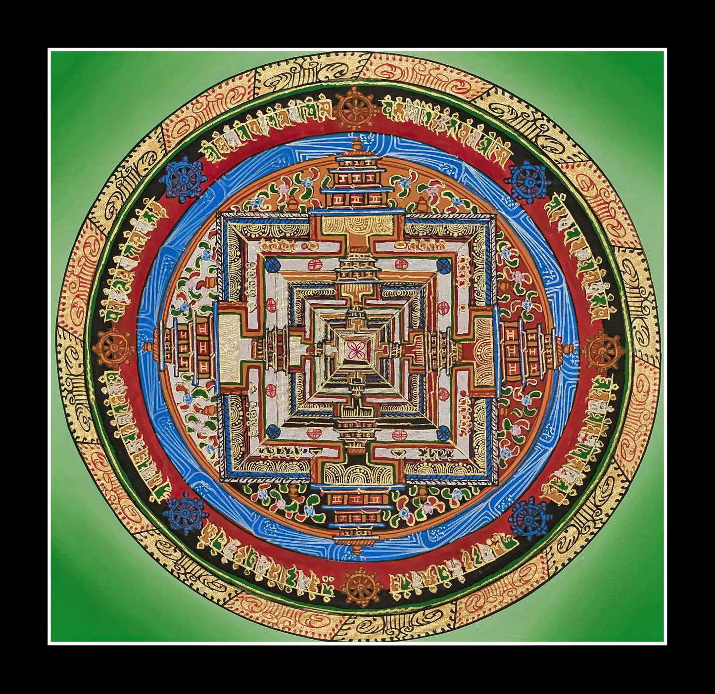 Kalachakra Mandala (In Light Green)