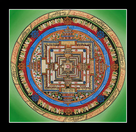 Kalachakra Mandala (In Light Green)