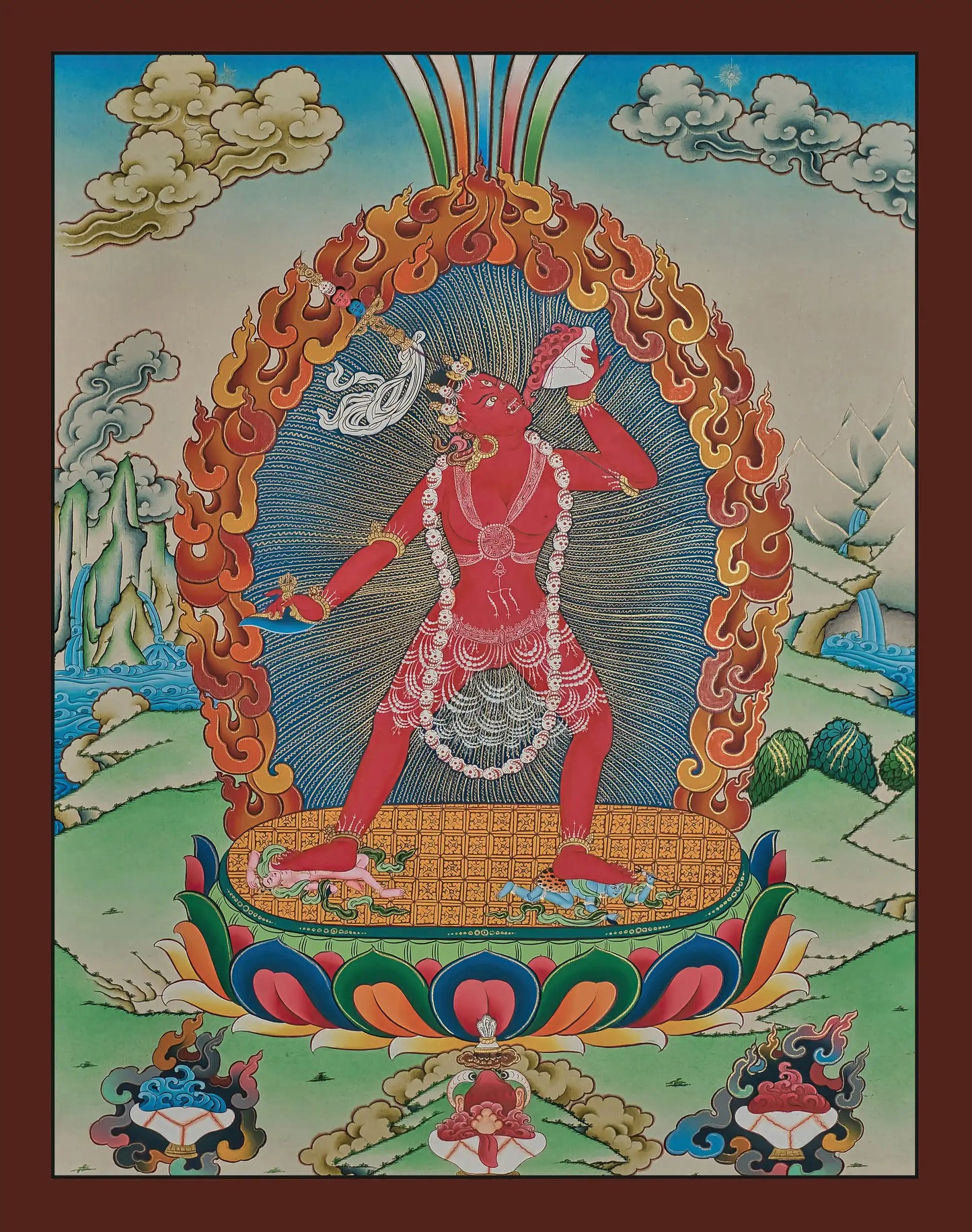 Vajrayogini Thangka - (18" * 24")