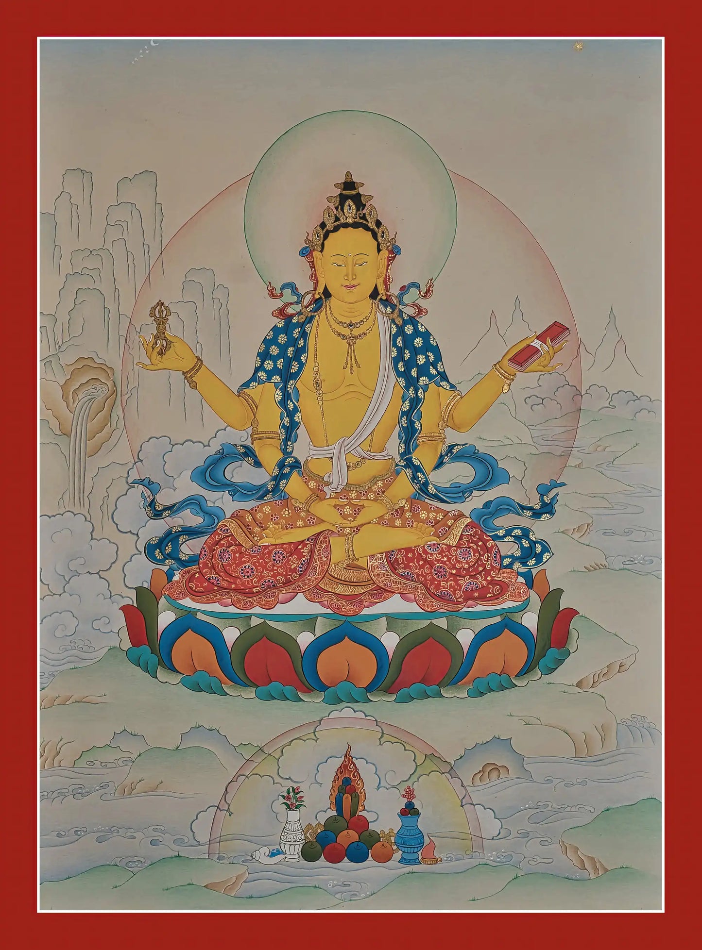 Prajnaparamita Thangka - (18" * 24")