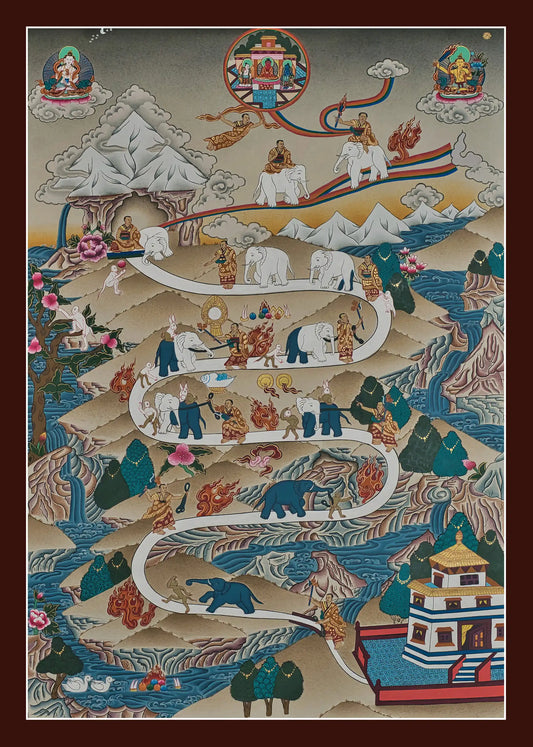 Path to Nirvana Thangka (Detailed)