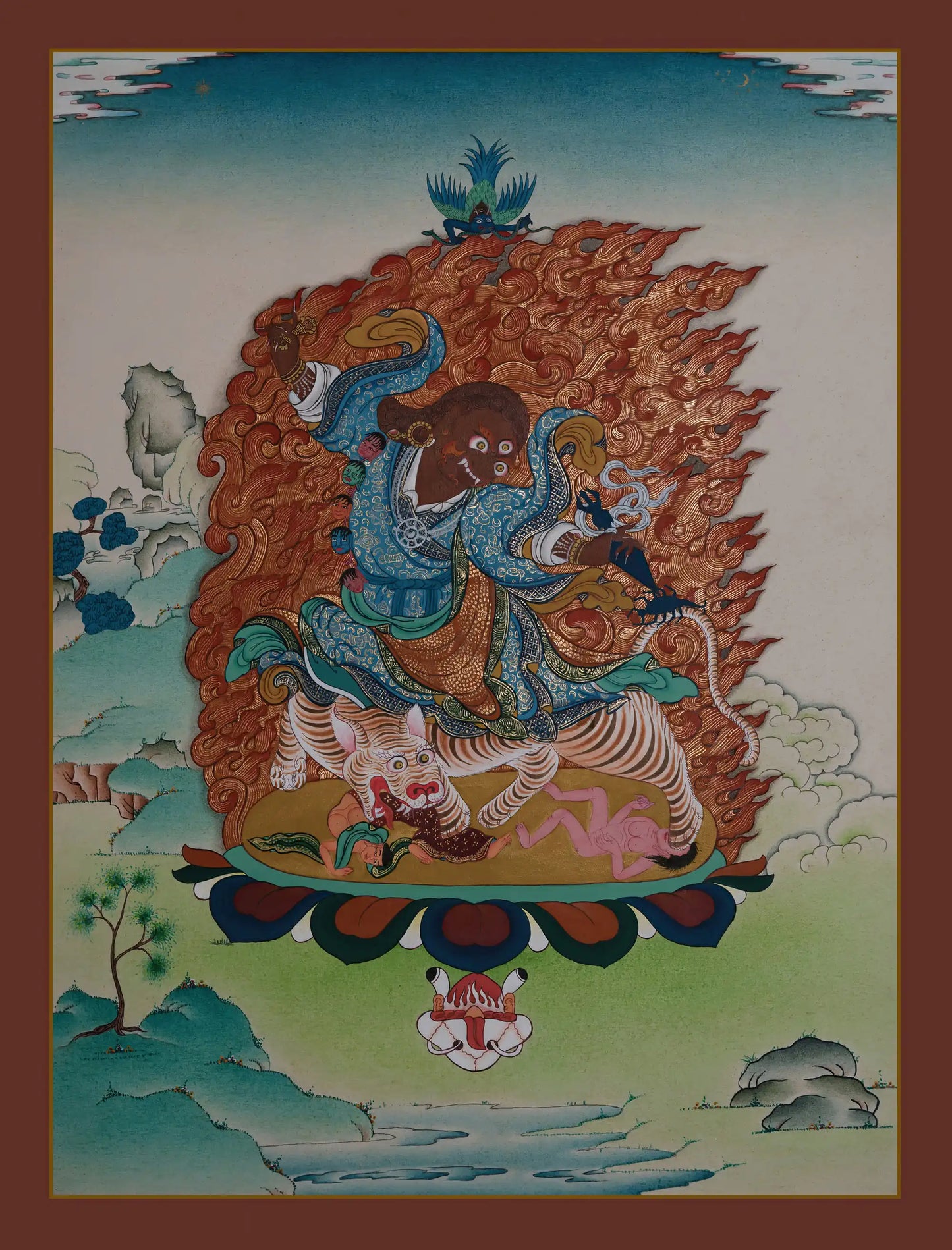 Dorje Drolo Thangka - (15" * 20")