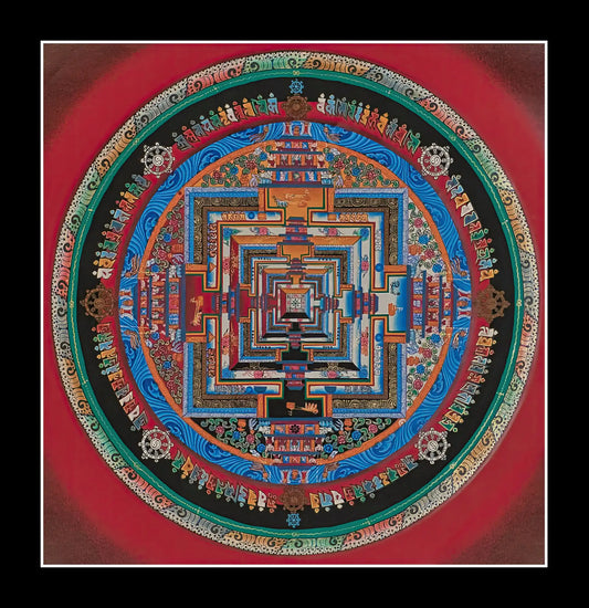 Kalachakra Mandala (In Red)