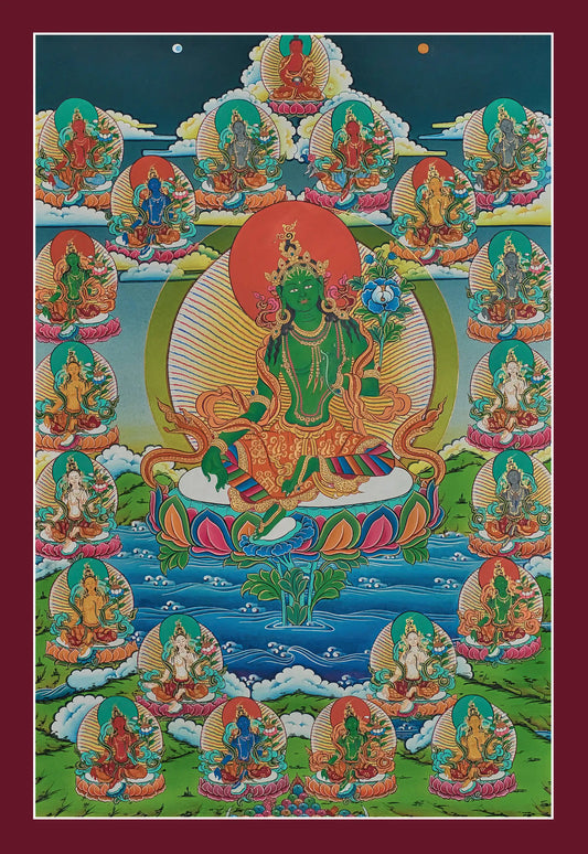 21 Tara Thangka - (14" * 22")