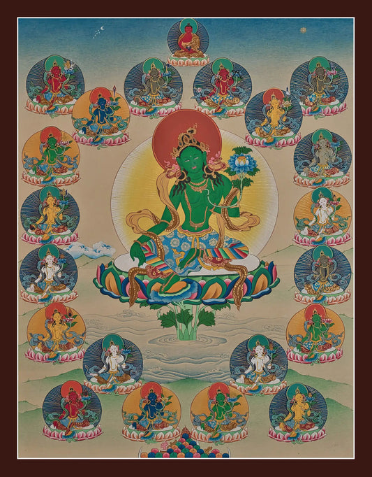 21 Tara Thangka - (18" * 24")