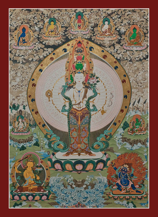Avalokiteshvara Thangka | Five Dhyani Buddhas | Other Deities