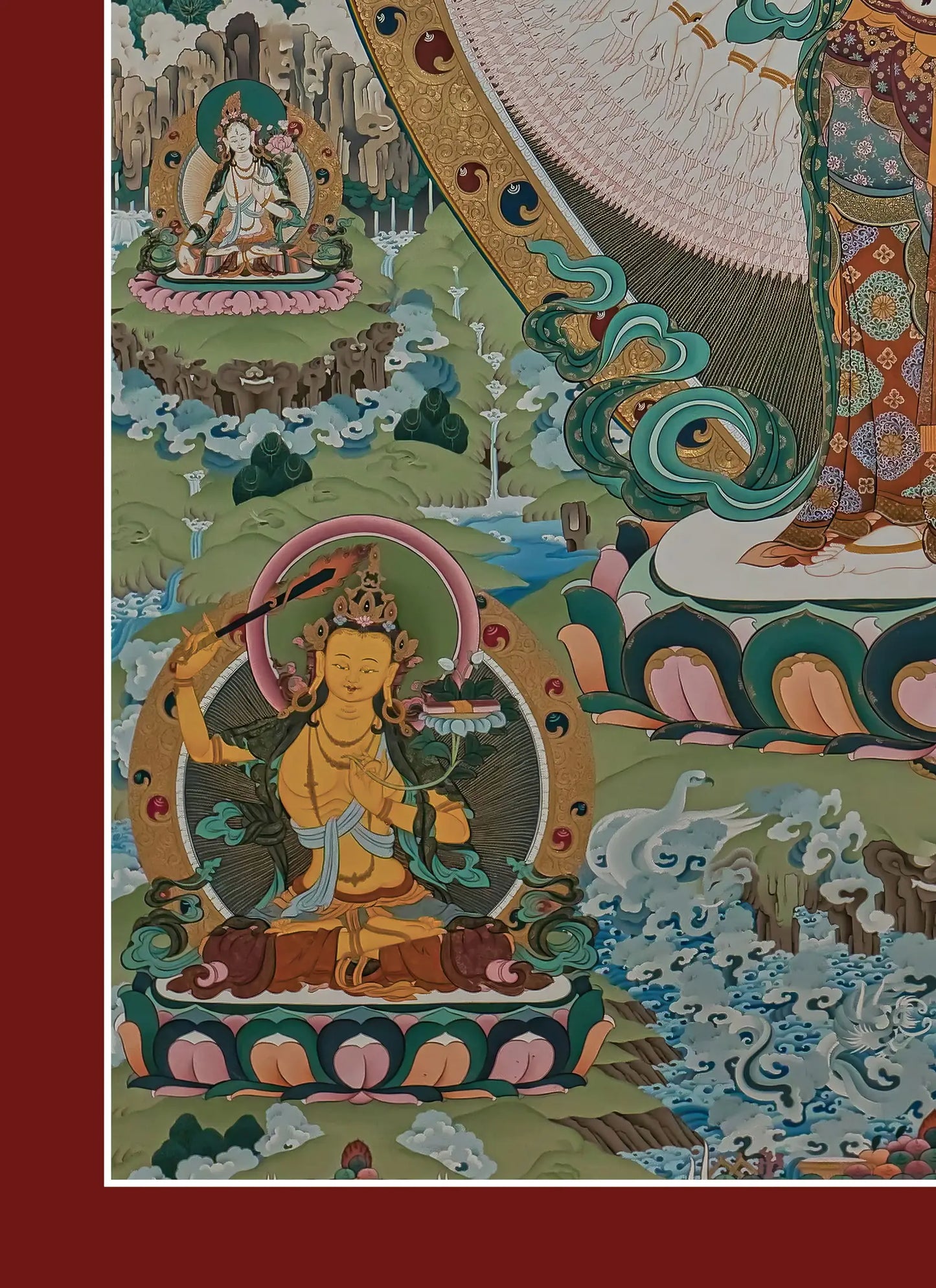 Avalokiteshvara Thangka | Five Dhyani Buddhas | Other Deities