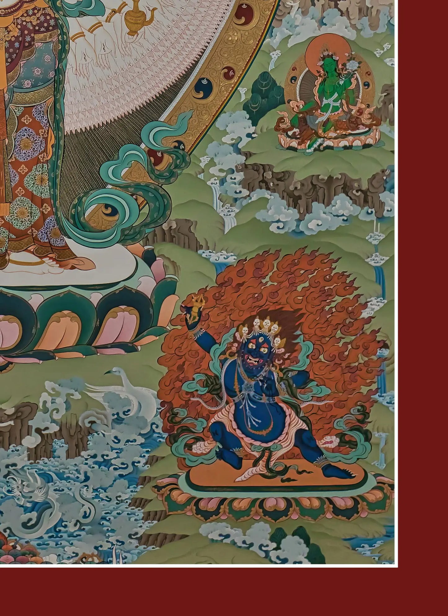 Avalokiteshvara Thangka | Five Dhyani Buddhas | Other Deities