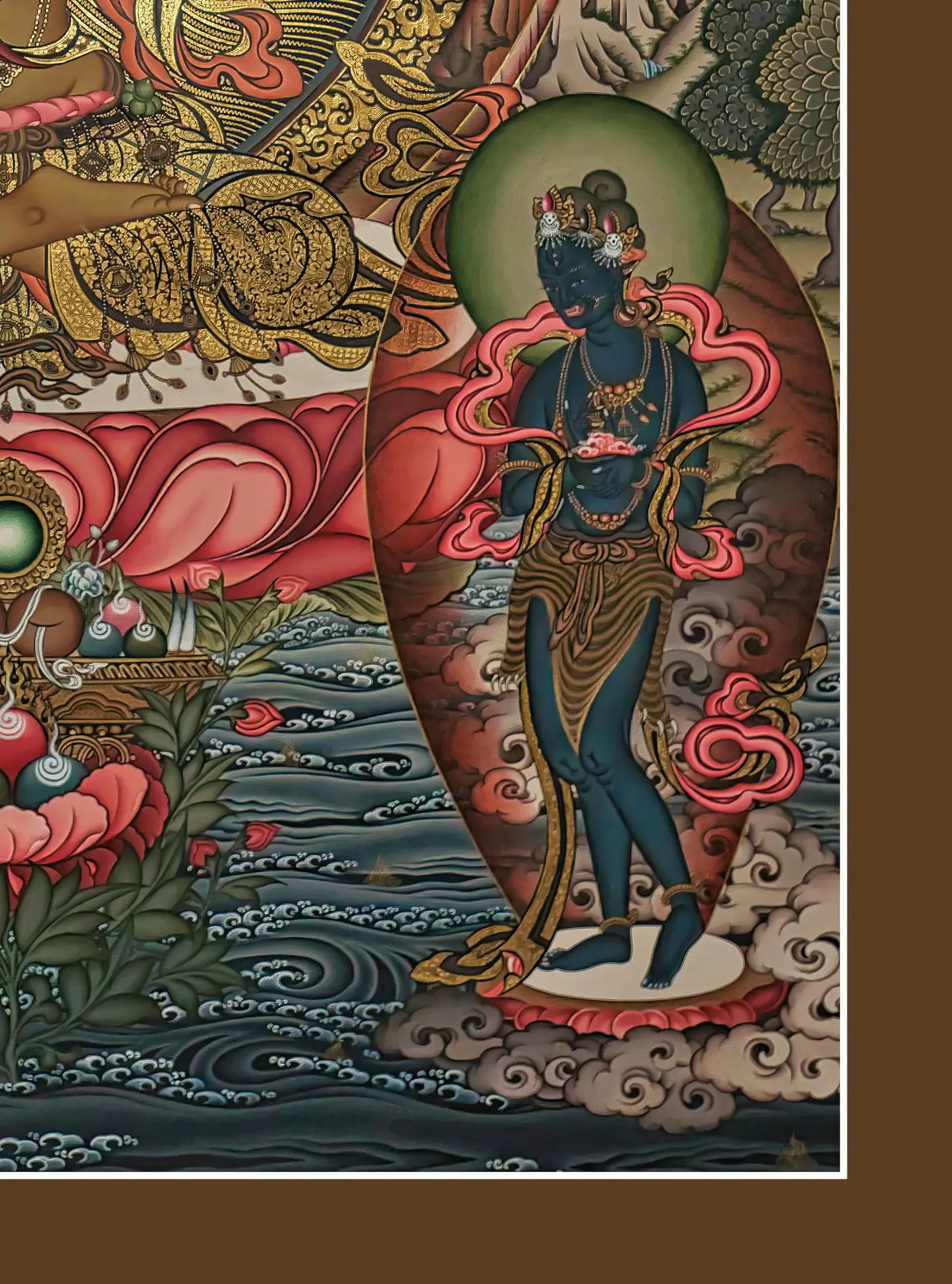 Manjushree God Thangka
