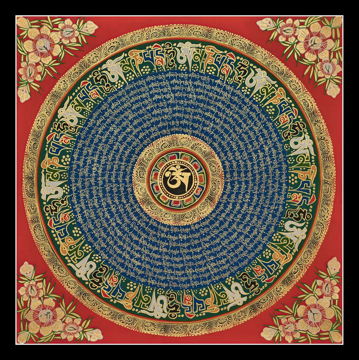 Mantra Mandala (19" x 19")