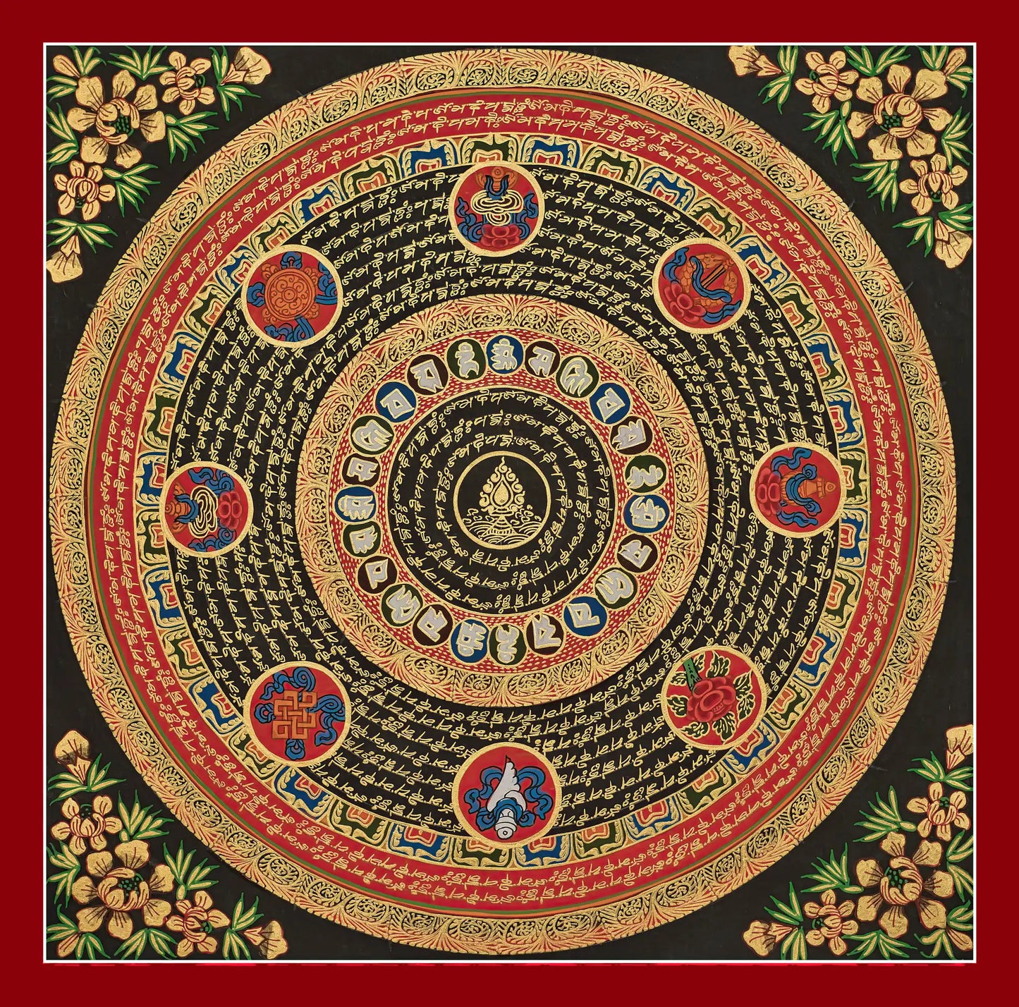 Mantra Mandala (19" x 19")