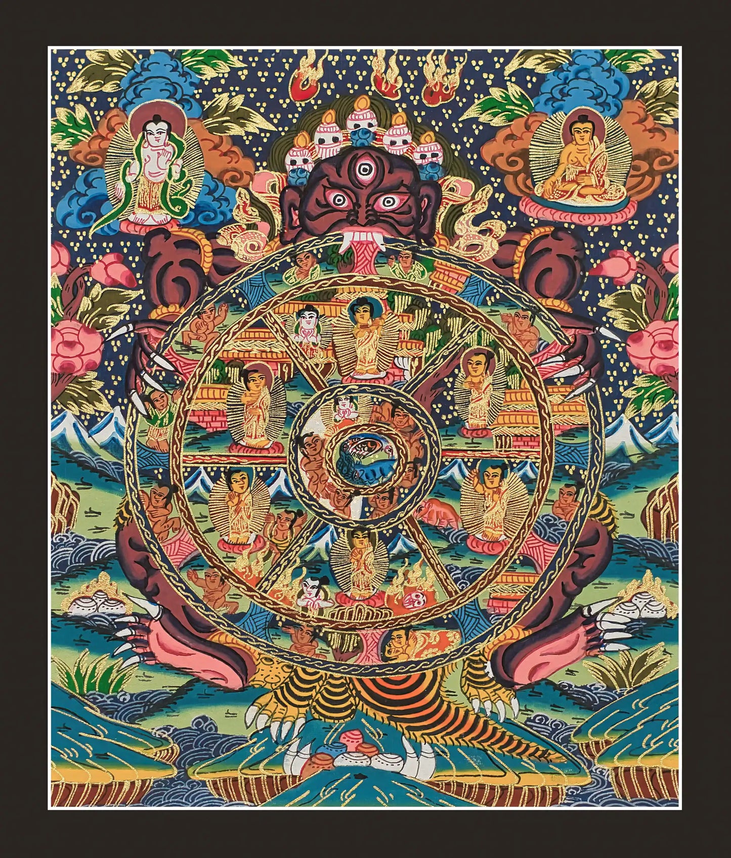 Tibetan Wheel Of Life Poster