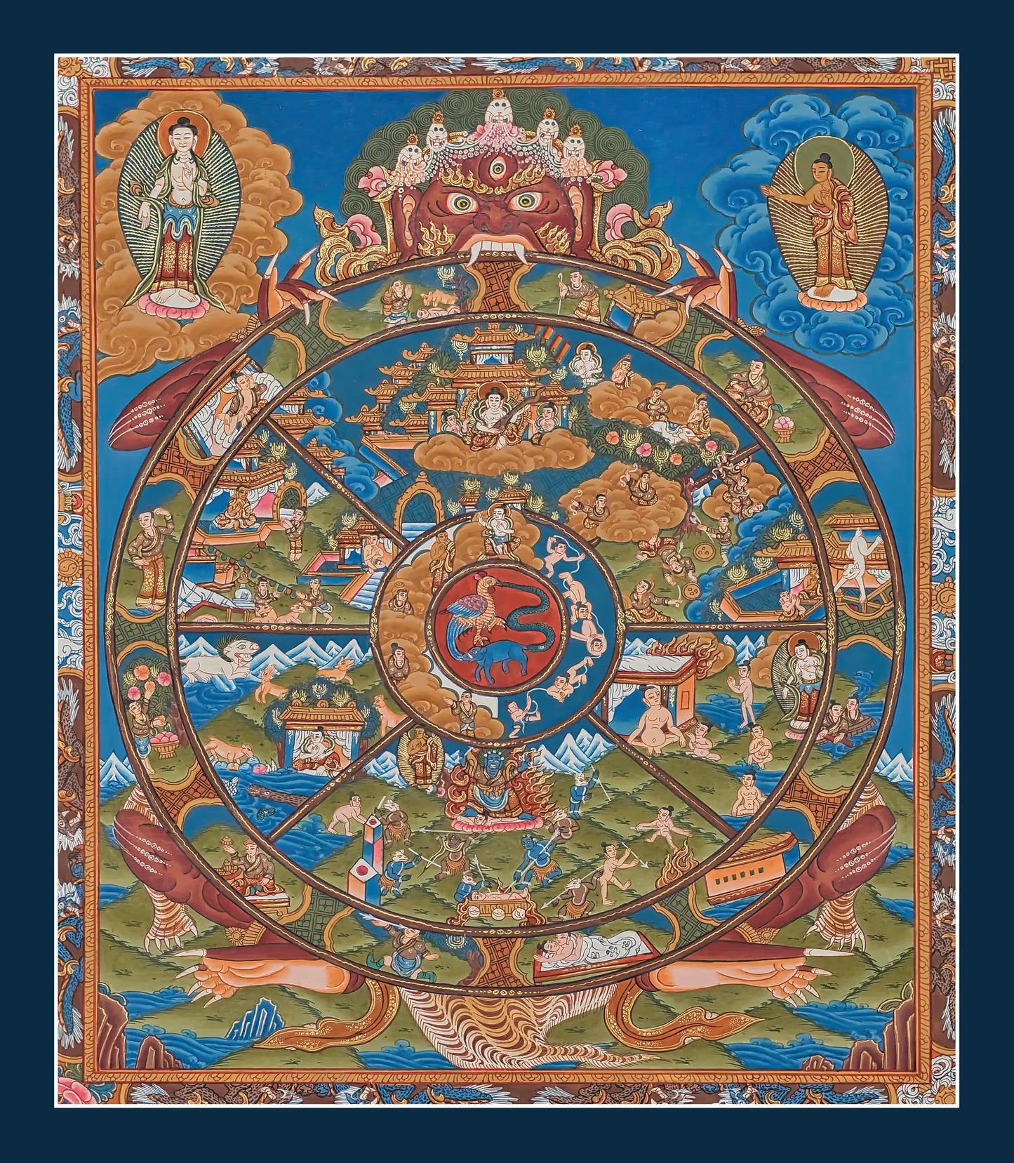 Wheel Of Life Buddha