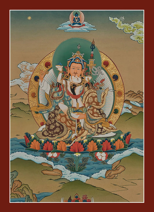 Guru Rinpoche Thangka - (14" * 20")