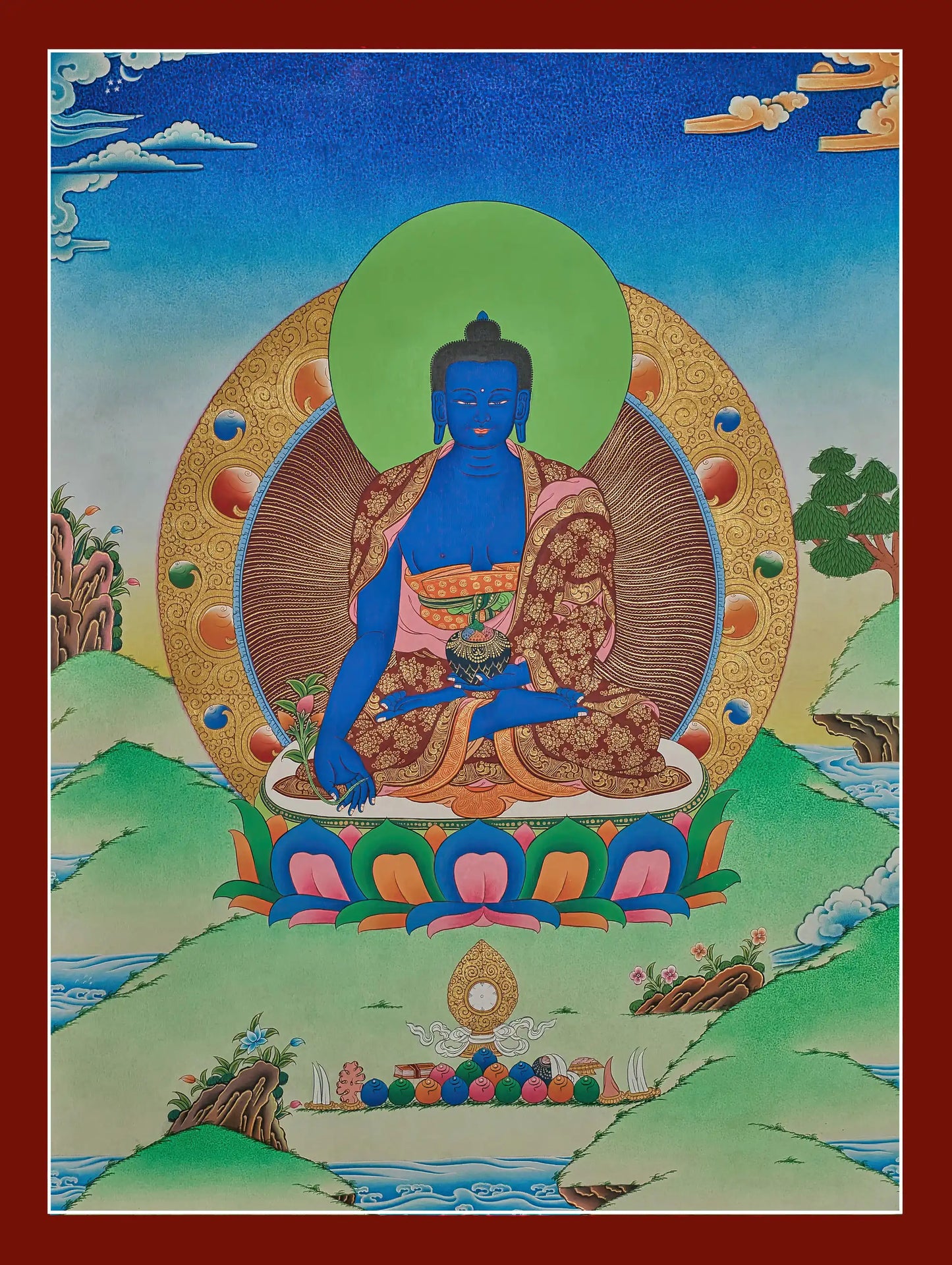 Medicine Buddha Thangka