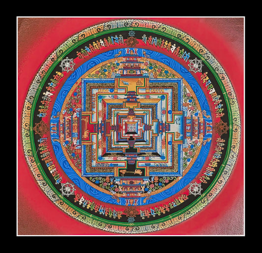 Kalachakra Mandala (In Red)