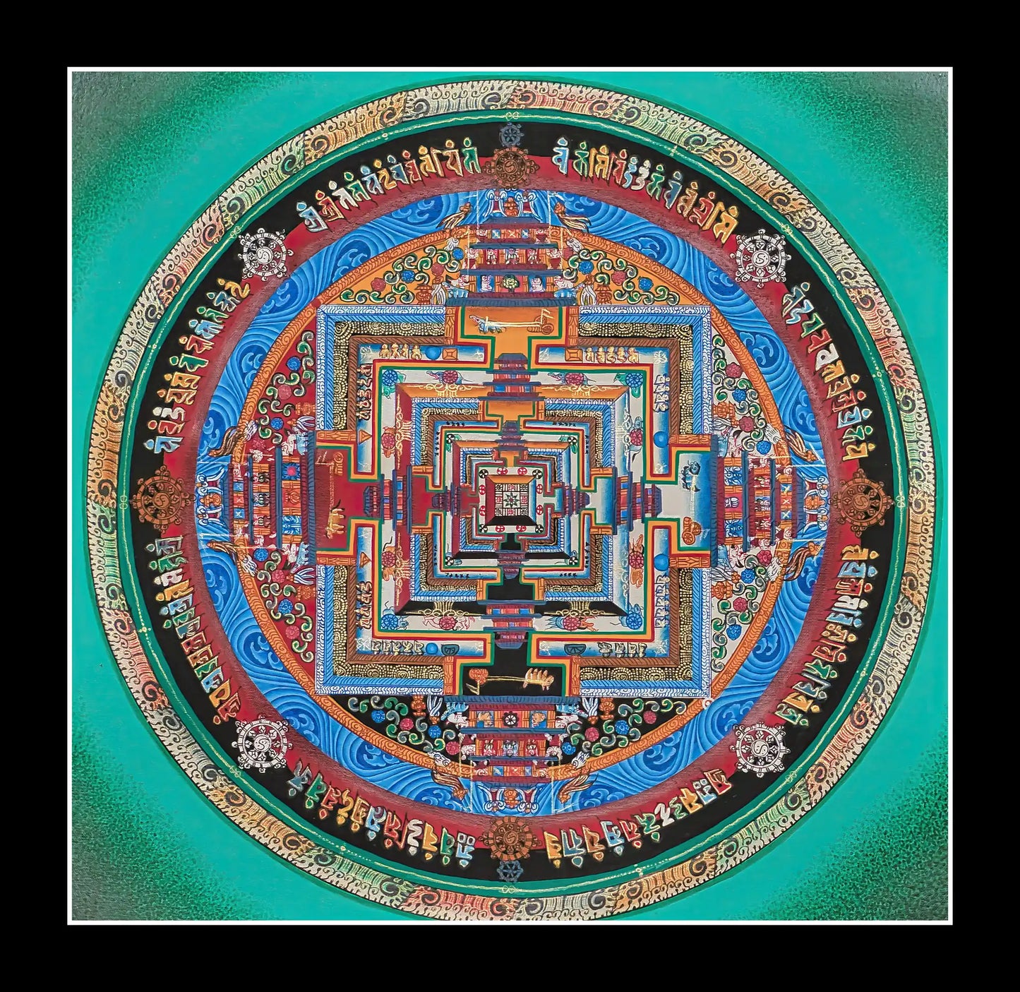 Kalachakra Mandala (In Green)