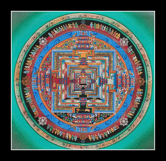 Kalachakra Mandala (In Green)