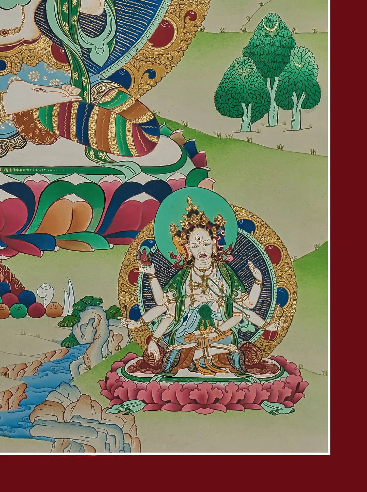 White Tara Thanka