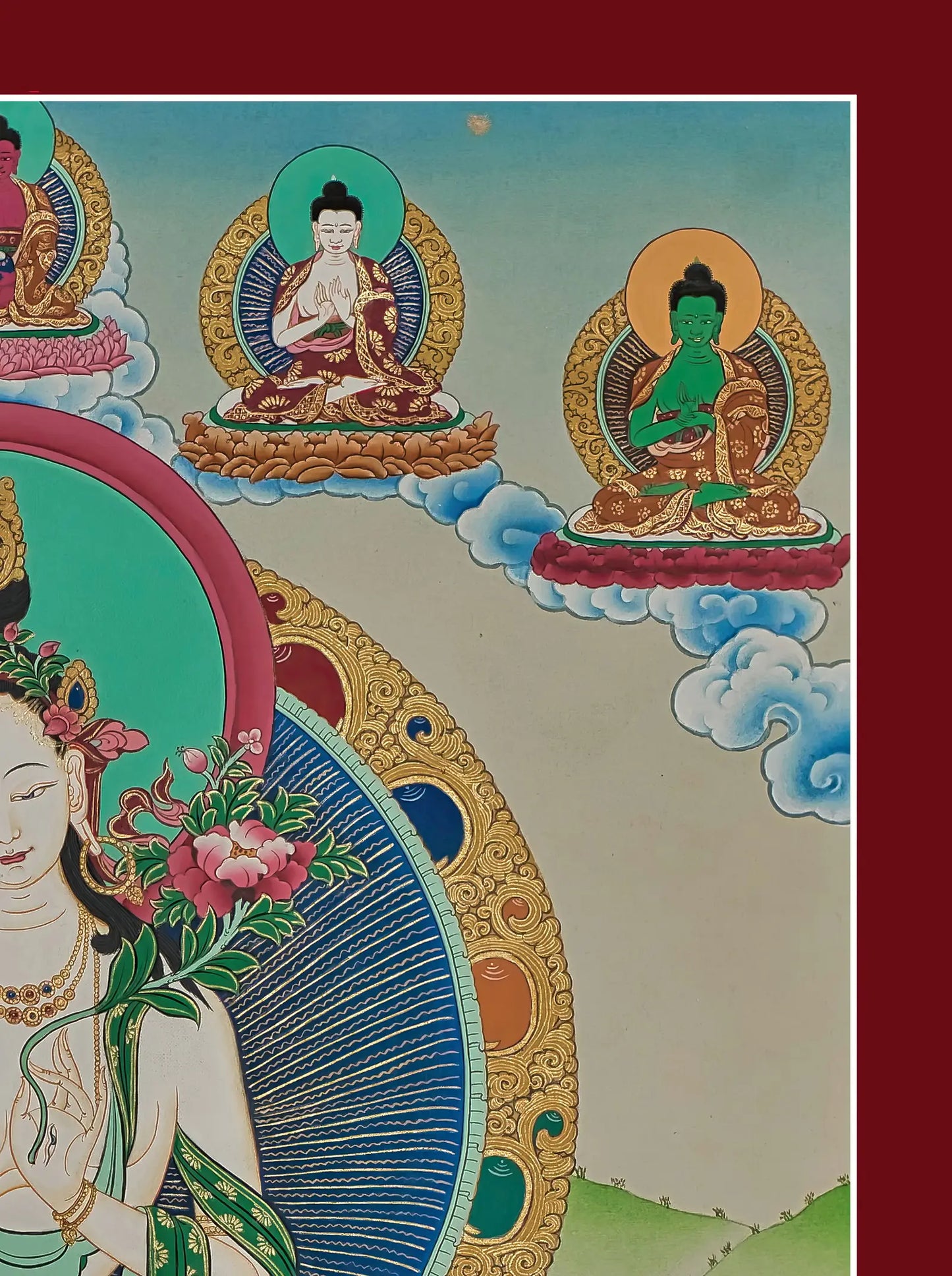 White Tara Thanka