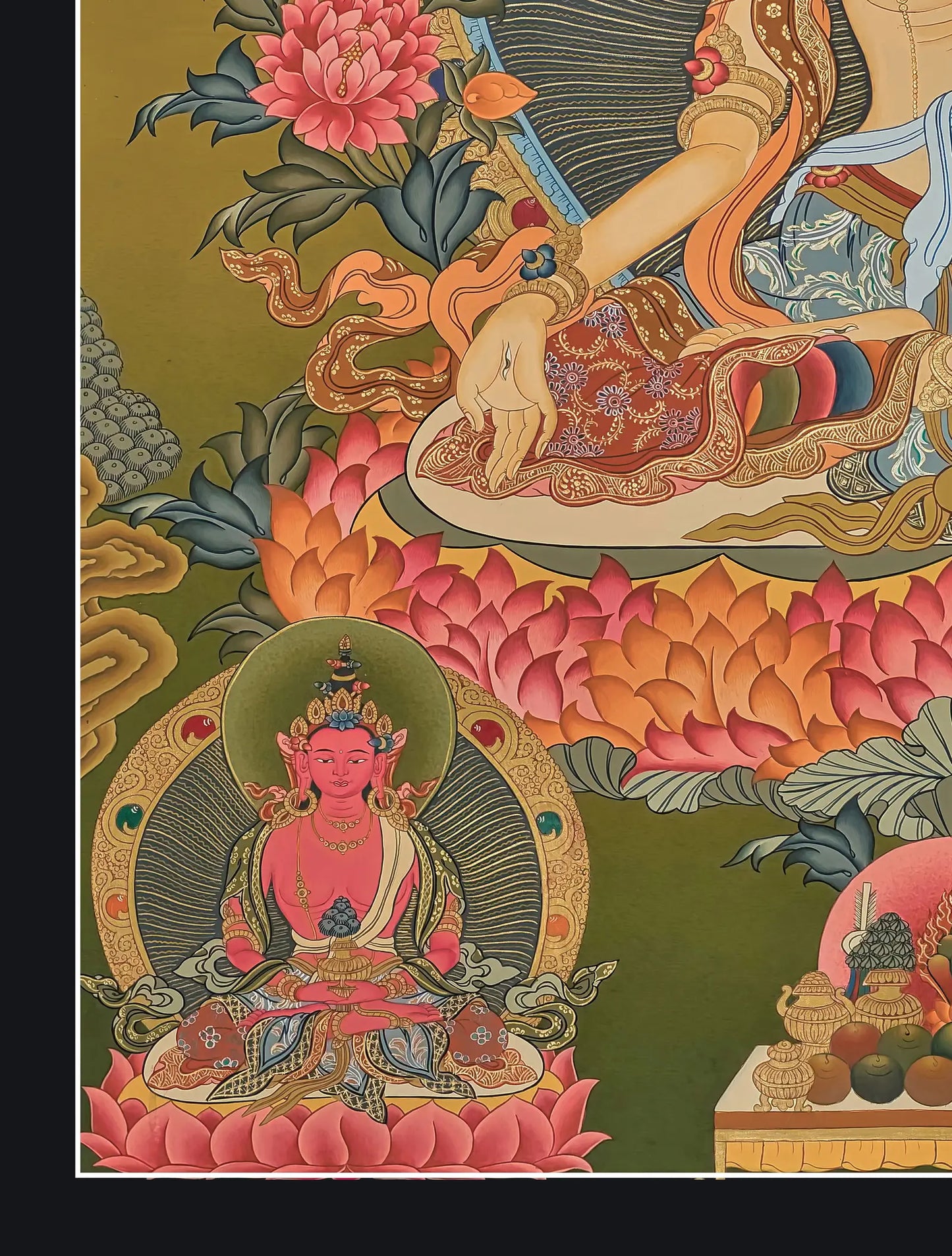 Painting of White Tara Buddhist Goddess