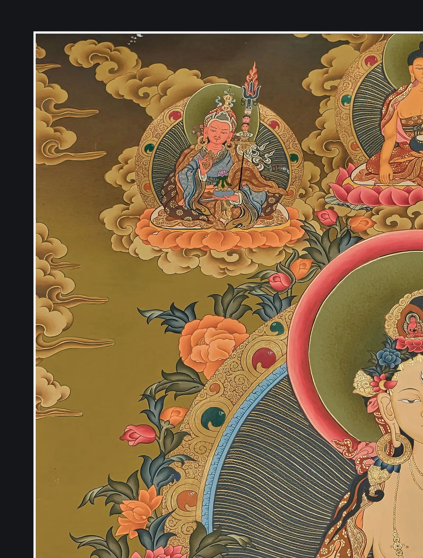 Painting of White Tara Buddhist Goddess