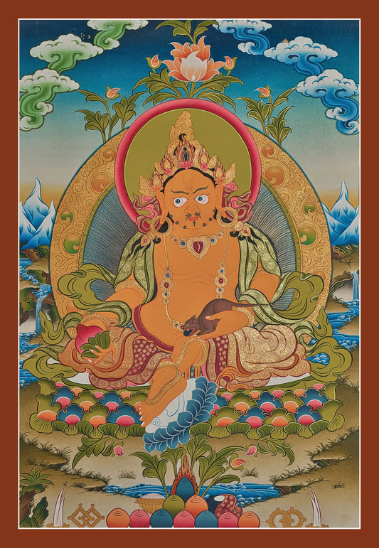 Jambhala Thangka - (20" * 30")
