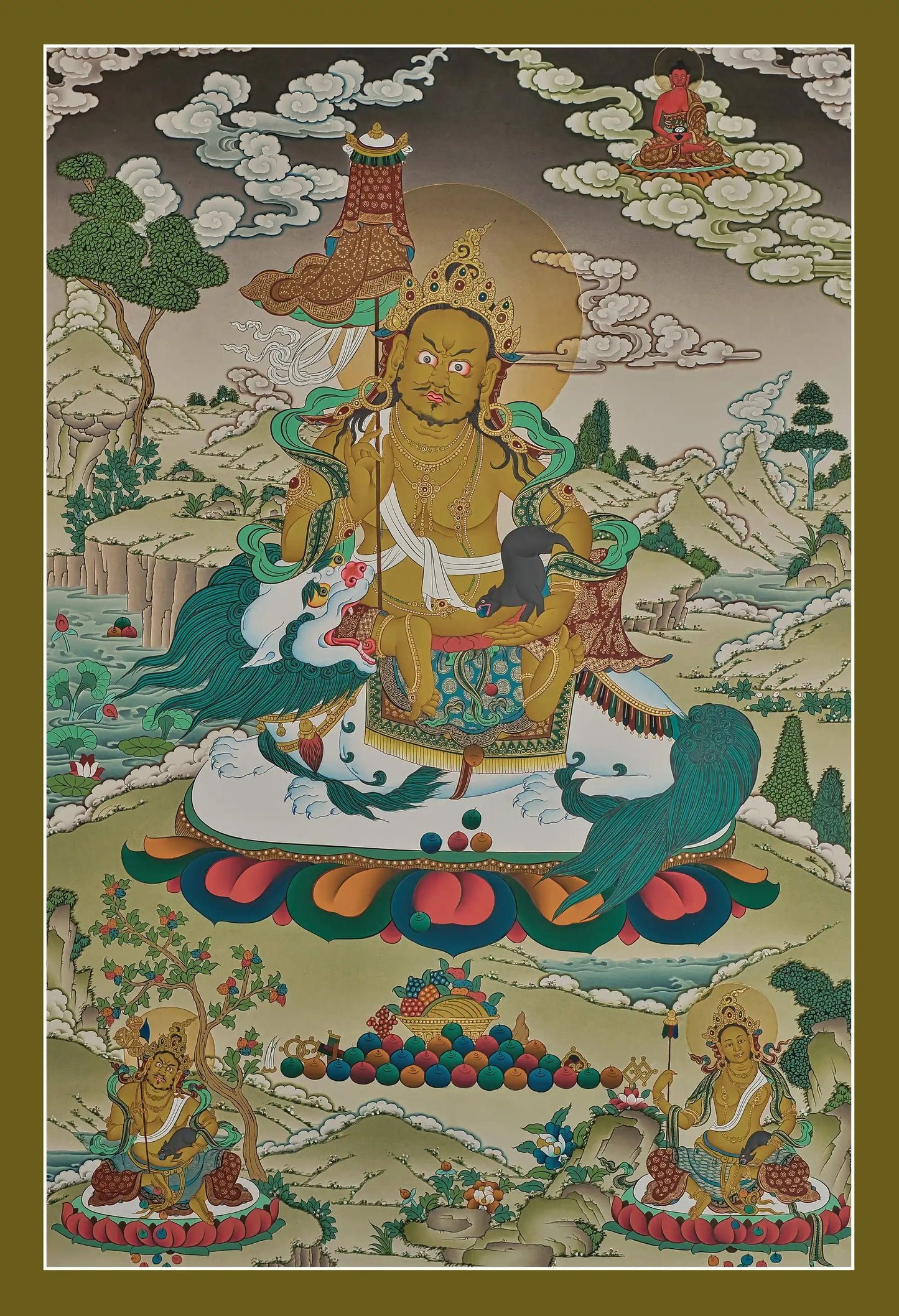 Jambhala God Thangka