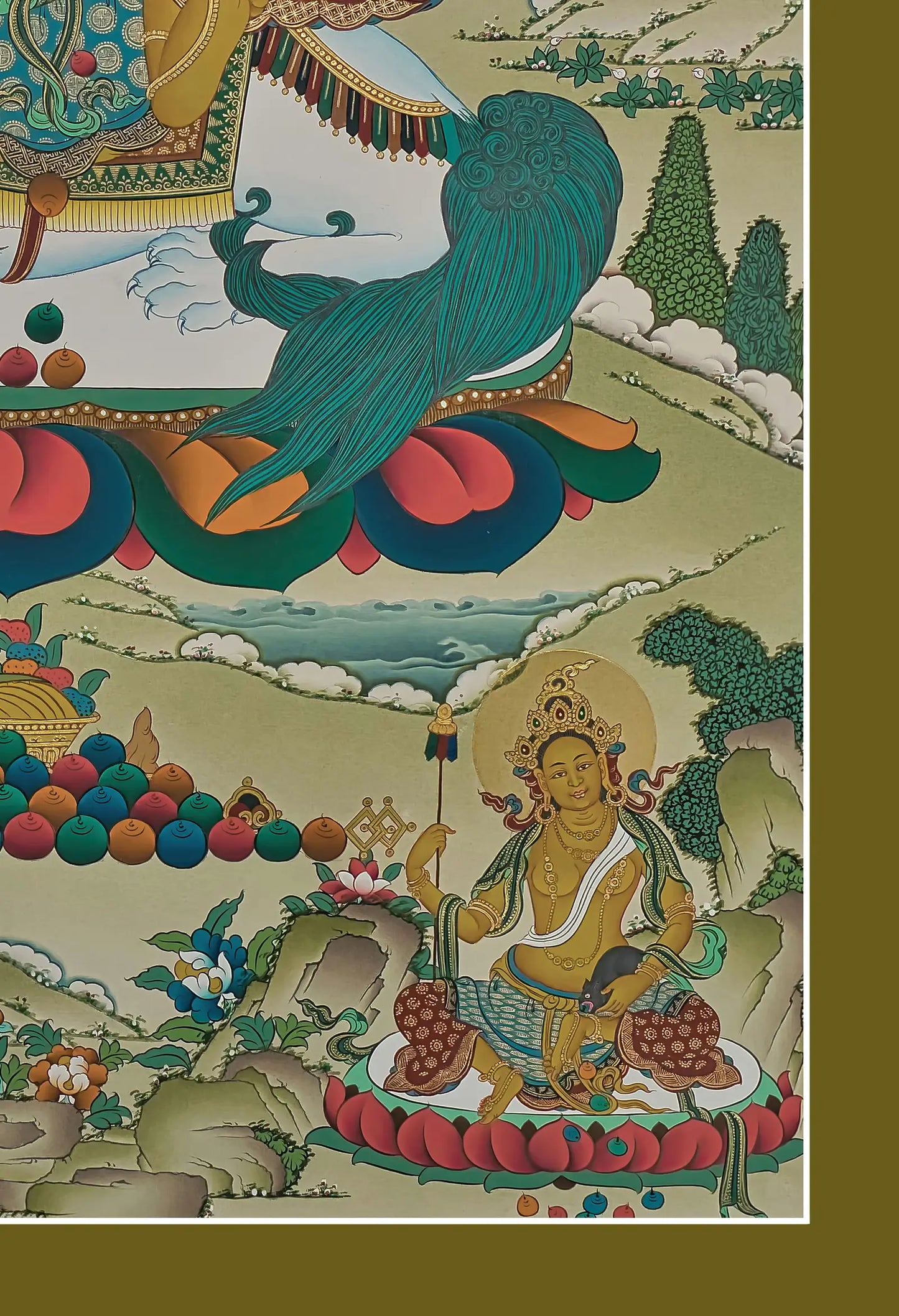 Jambhala God Thangka