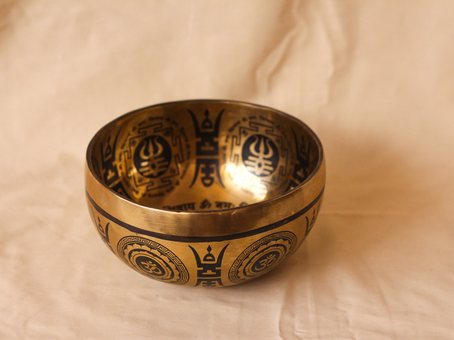 Shiva Engraved Singing Bowl