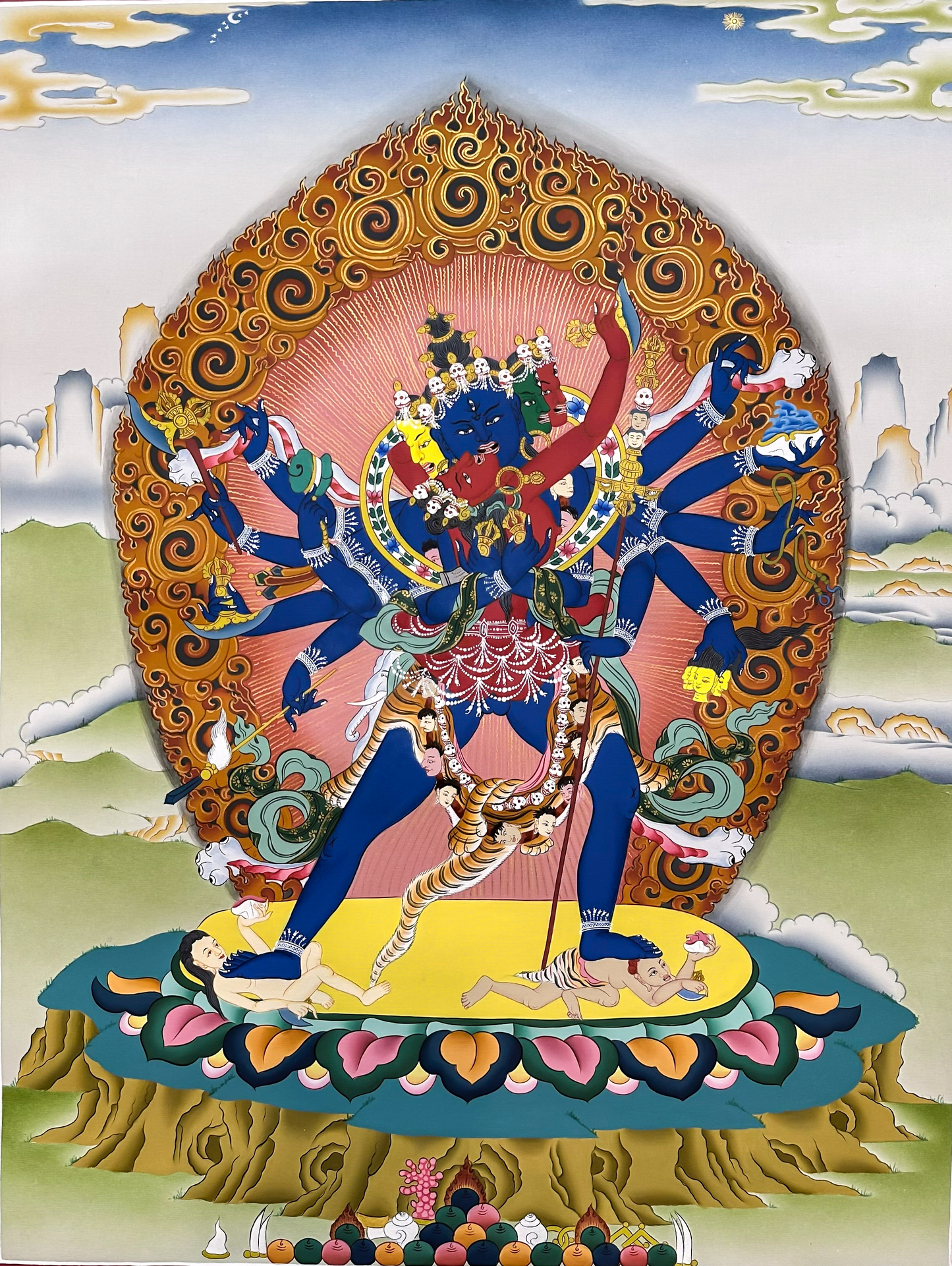 Authentic Traditional Heruka Thangka