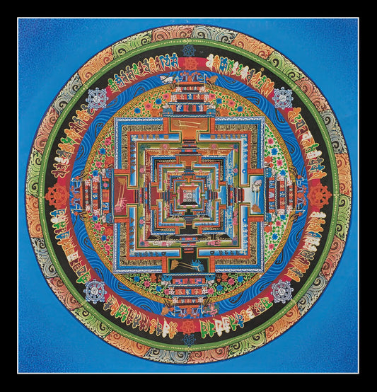 Kalachakra Tantra Mandala Blue
