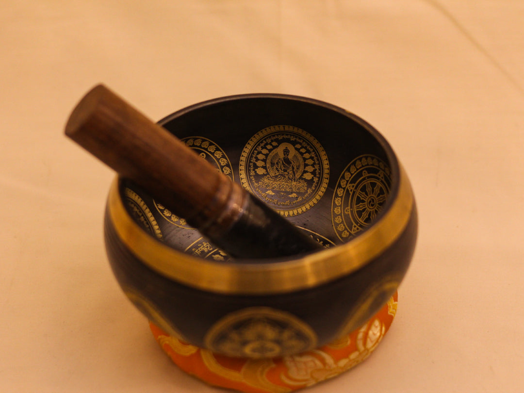 Buddha Engraved Singing Bowl (Machine Made)