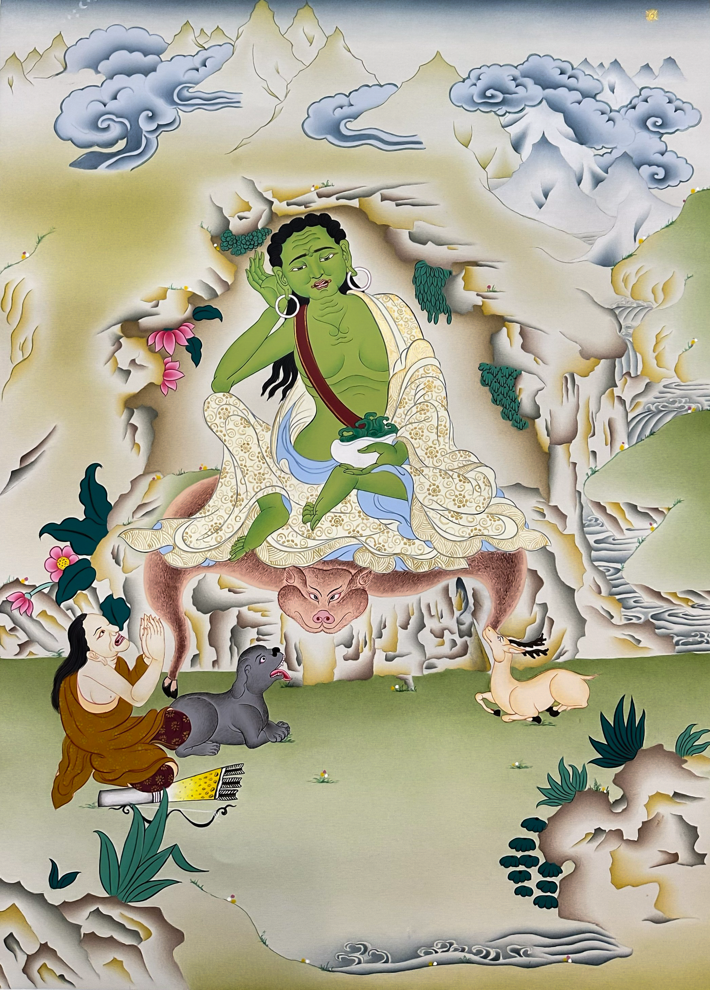 Jetsun Milarepa Thangka