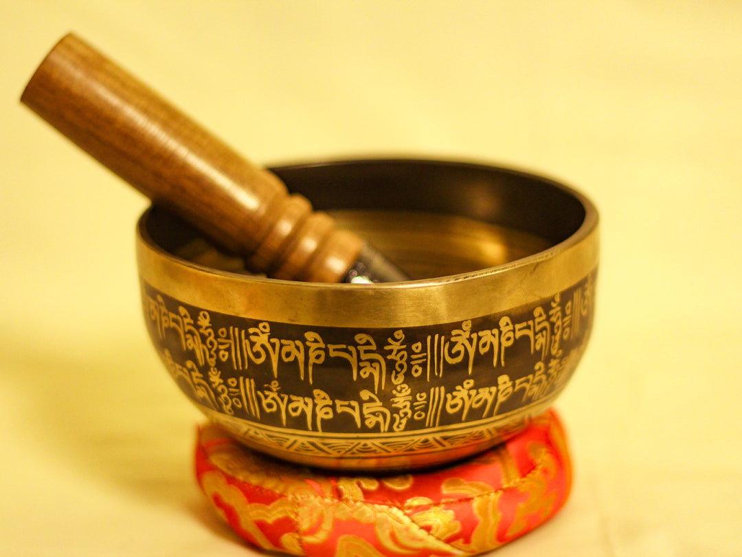 Good Luck Engraved Singing Bowl