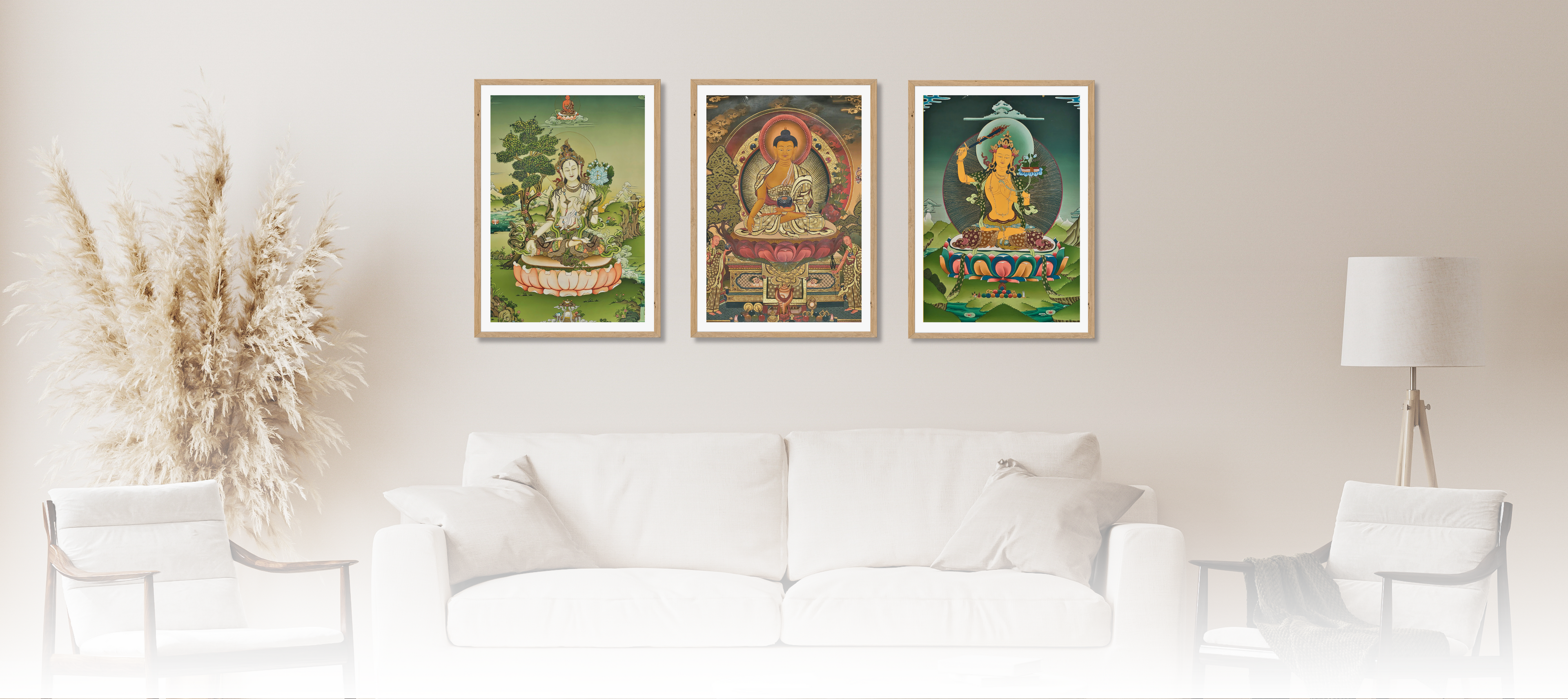 Tibetan Buddhist Thangka - Buddhas Art of Healing