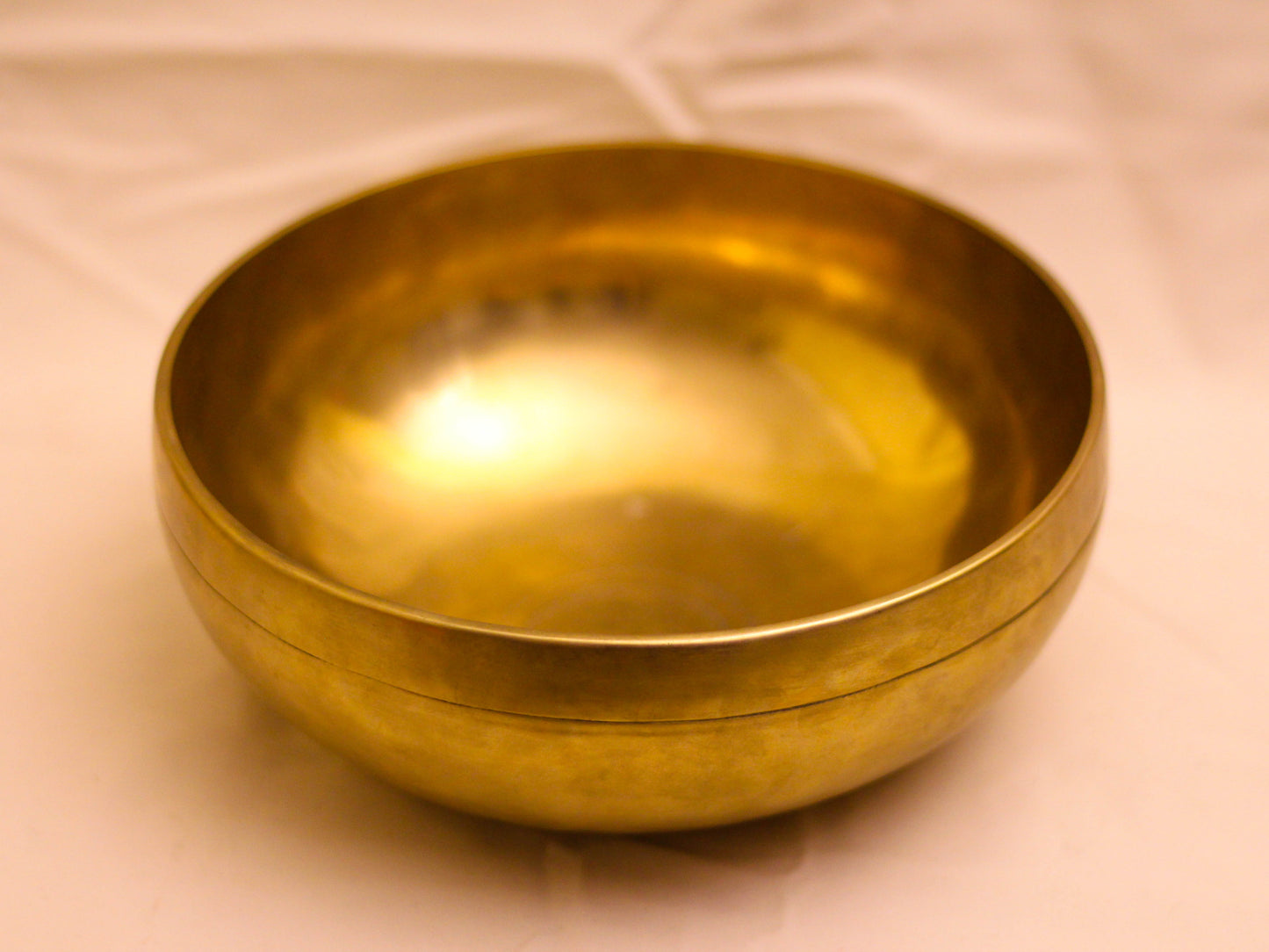 Plain Golden Singing Bowl (Big)