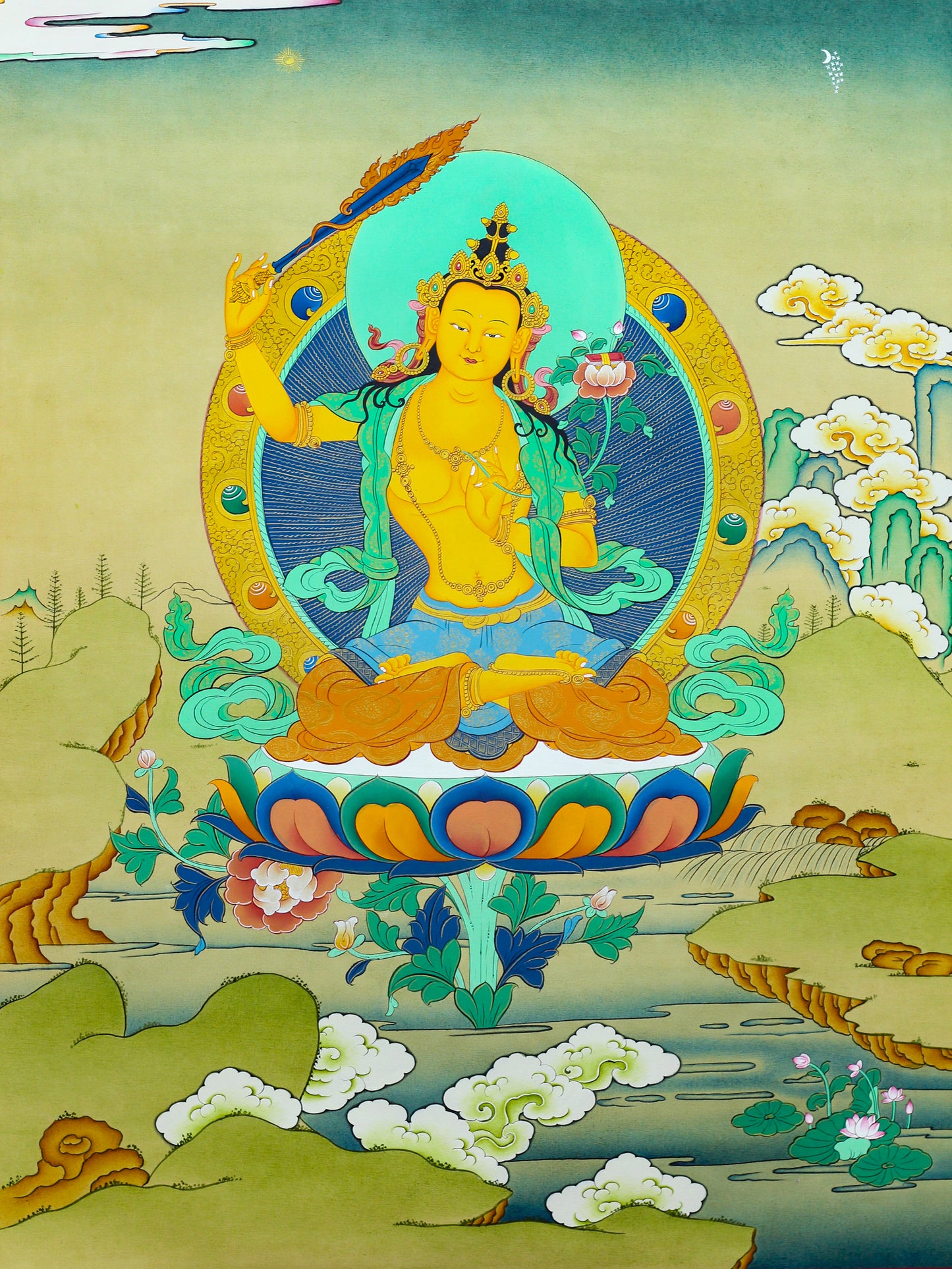 Manjushri Thangka