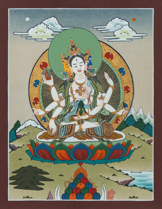 Namgyalma Thangka - (11" * 14")