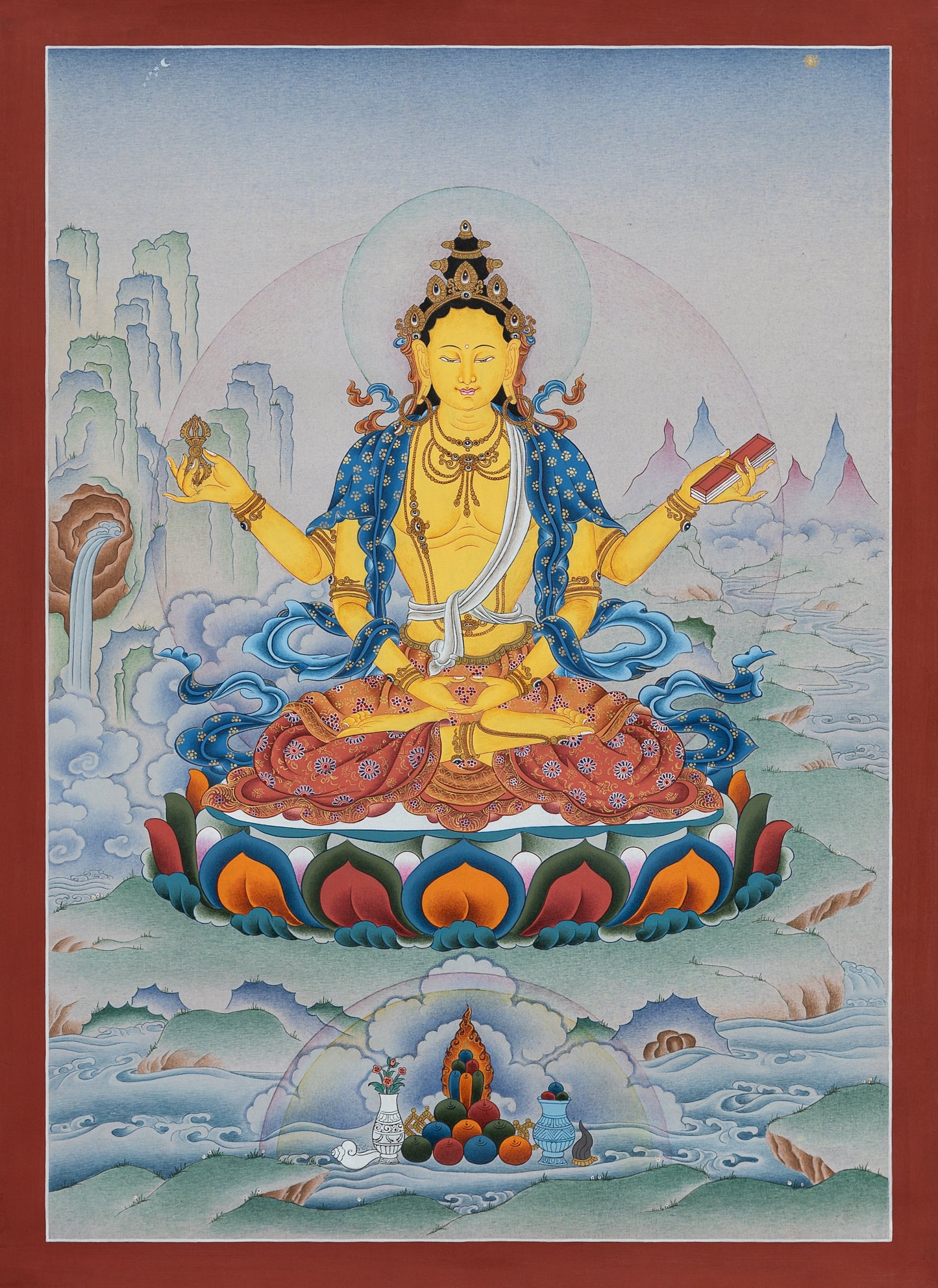 Prajna Paramita Thangka - (17" * 25")